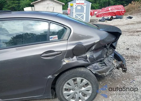 2012 Honda Civic Lx z USA, uszkodzony, nr VIN 19XFB2F53CE322579